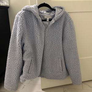 Forever 21 light blue sherpa jacket!